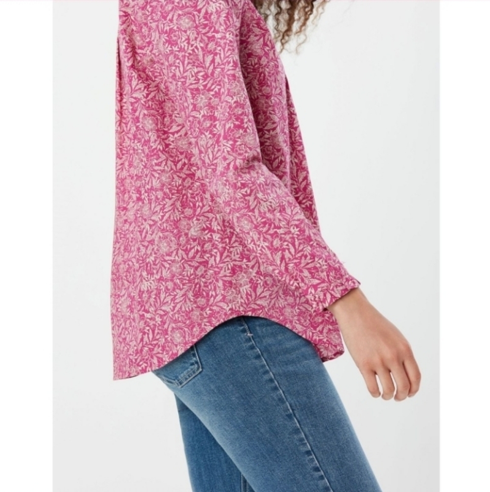 JOULES "Penelope" Pintuck Floral Blouse - Picture 3 of 7